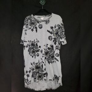 Lularoe Hudson Black Floral XL